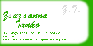 zsuzsanna tanko business card